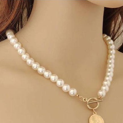 パールコインネックレス