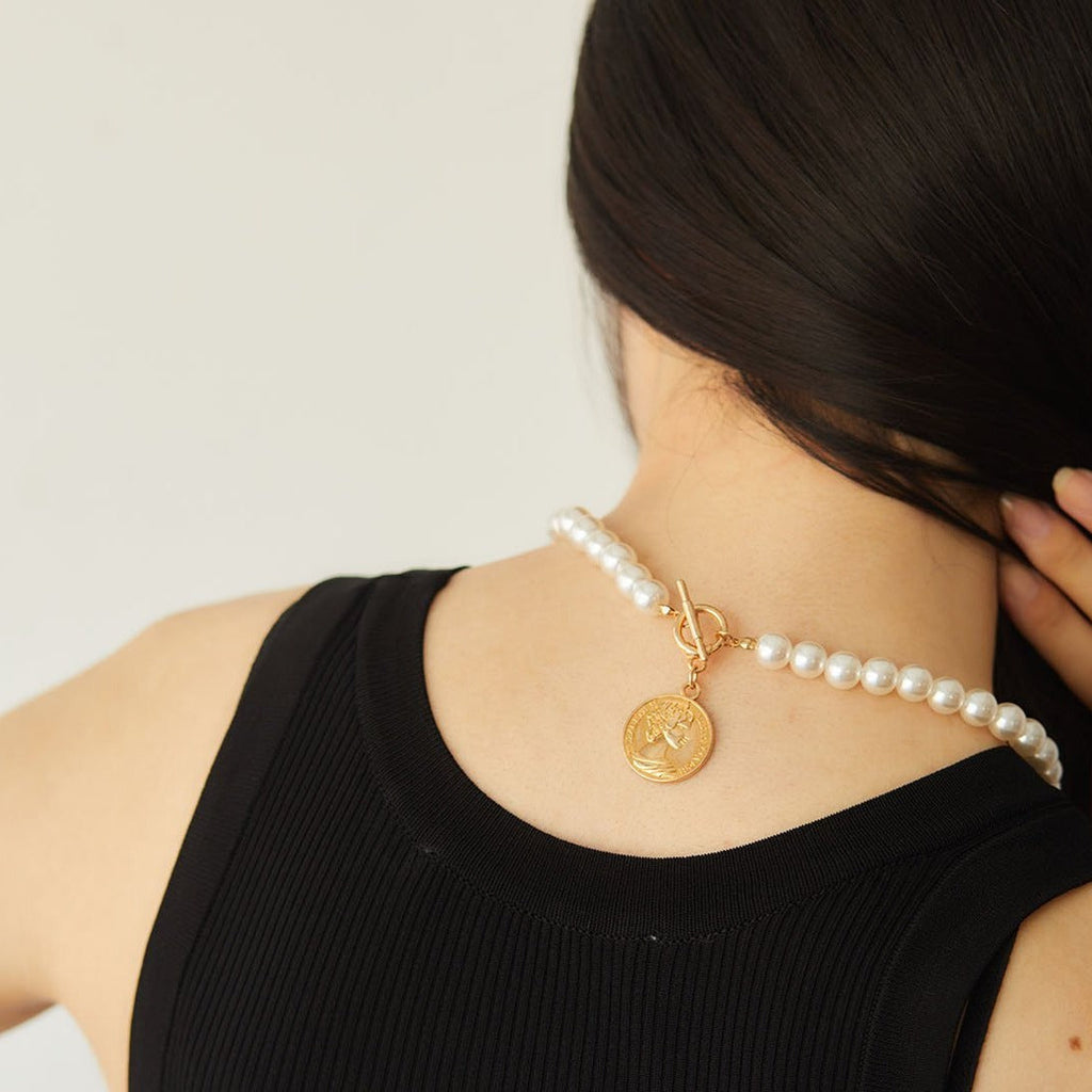 パールコインネックレス