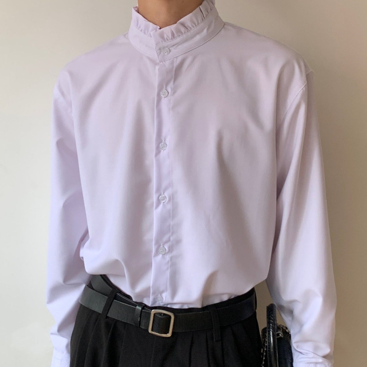 ラグジュアリーフリルシャツ mf2185