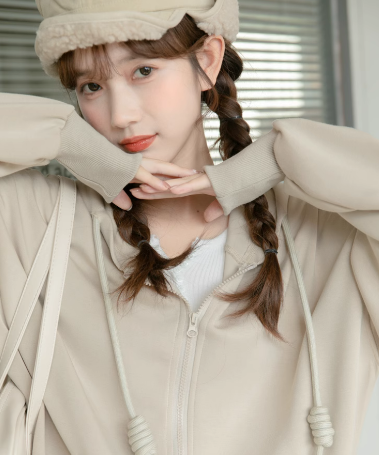 ルーズドロストスウェットフーディー