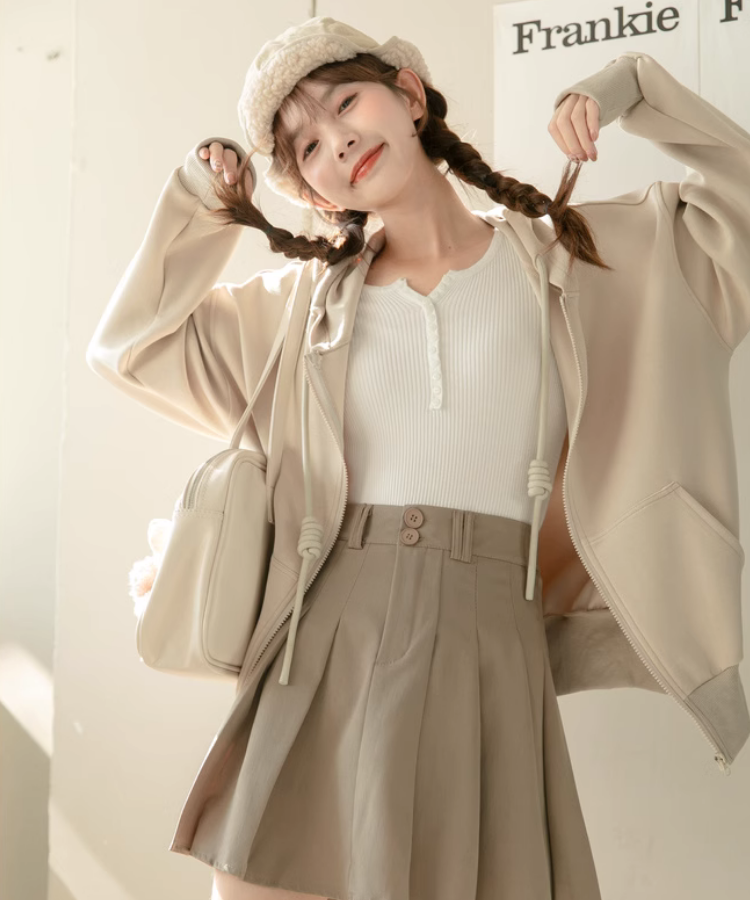 ルーズドロストスウェットフーディー