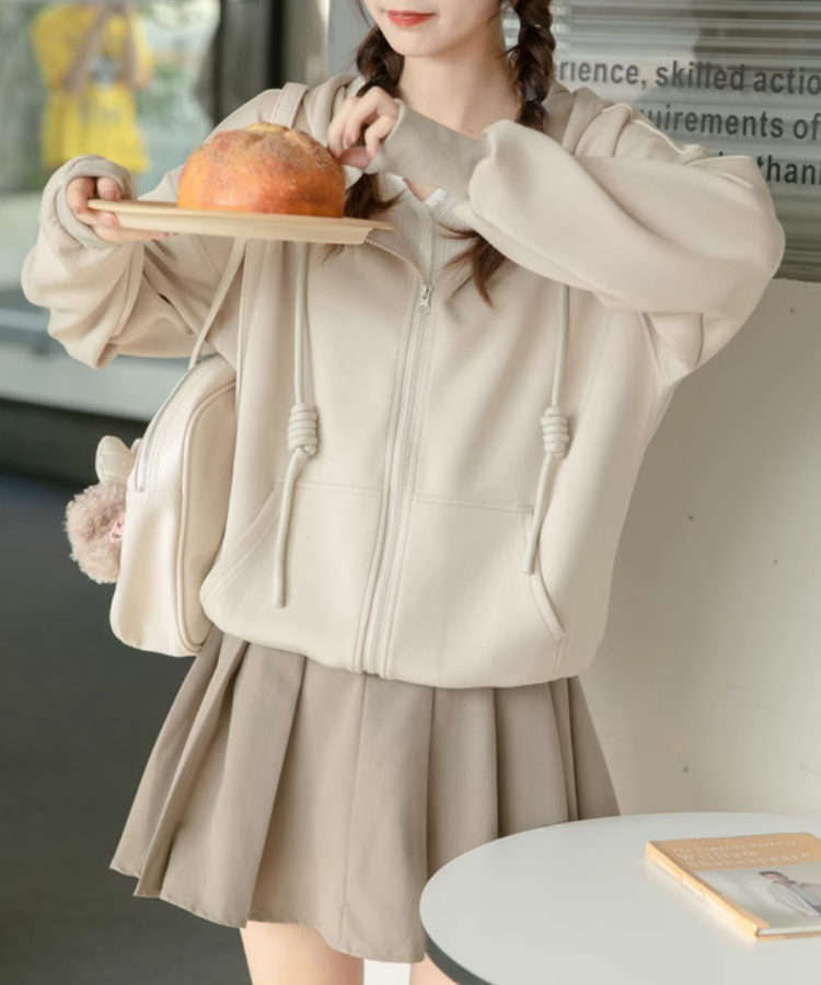 ルーズドロストスウェットフーディー