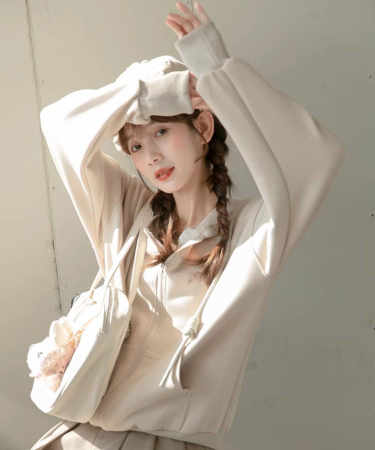 ルーズドロストスウェットフーディー