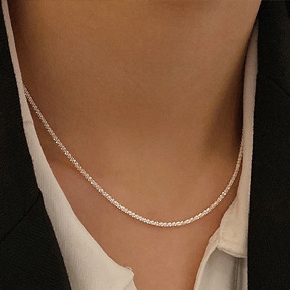 キラキラシルバーネックレス【SILVER925】