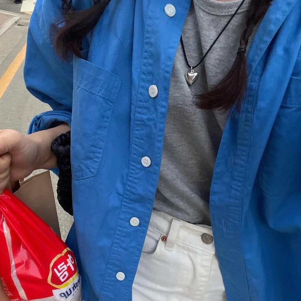 ミニハートロングネックレス【SILVER925】