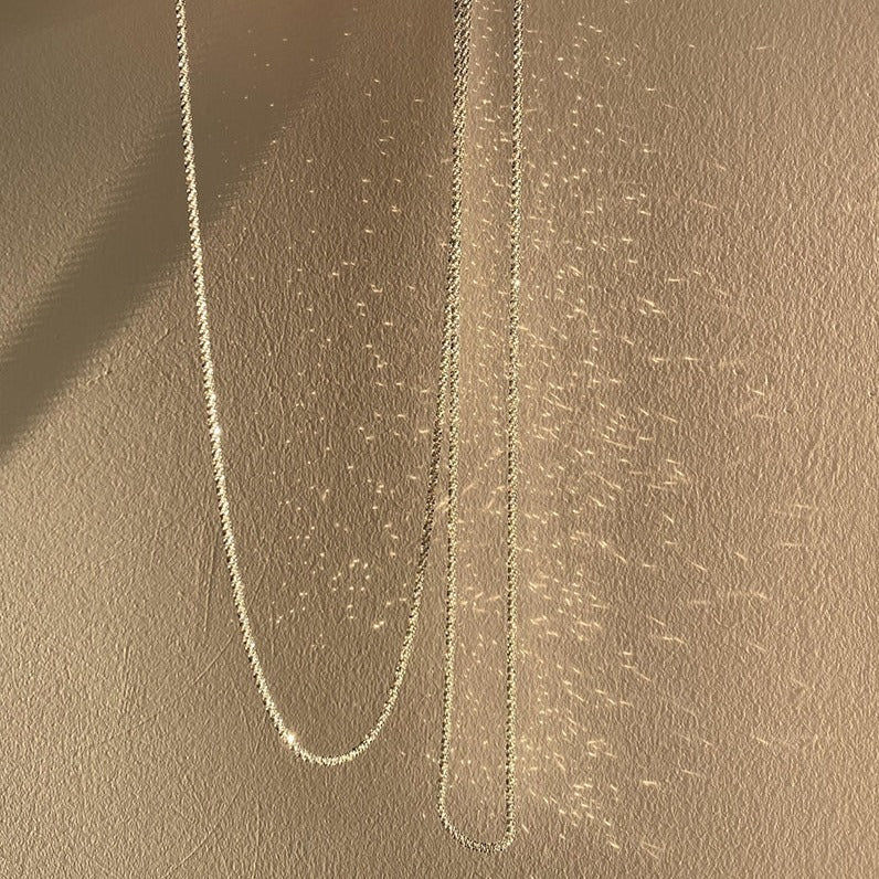 キラキラシルバーネックレス【SILVER925】