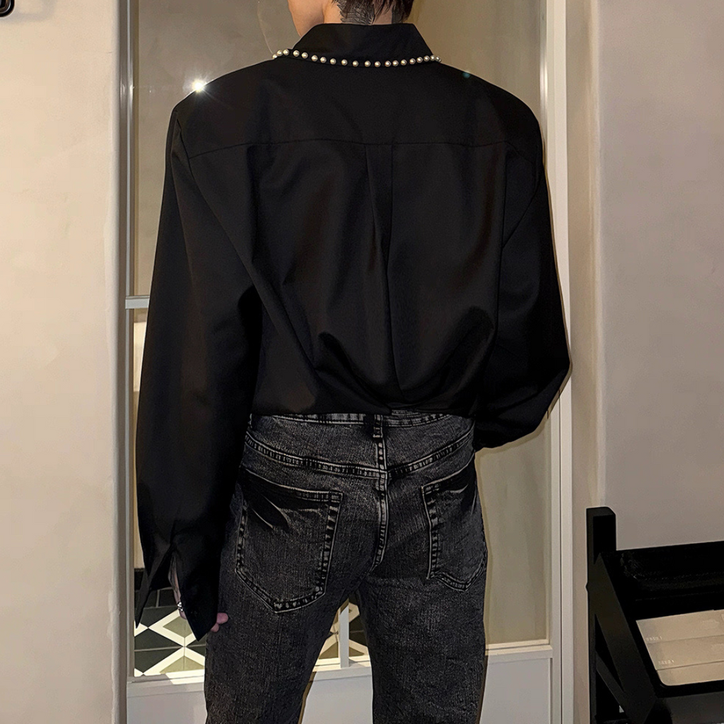 パールラインモードラグジュアリーシャツ mf3525