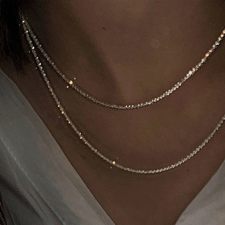 キラキラシルバーネックレス【SILVER925】