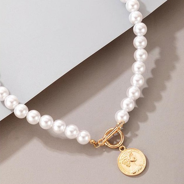 パールコインネックレス