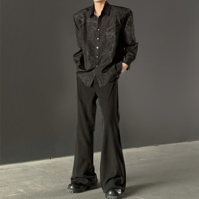 総柄モードシャツ mf2552