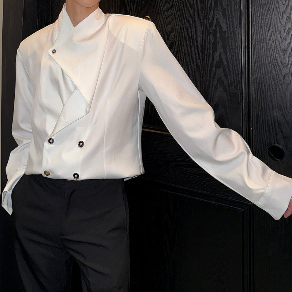 モードクラシカルモノトーンシャツ mf3512