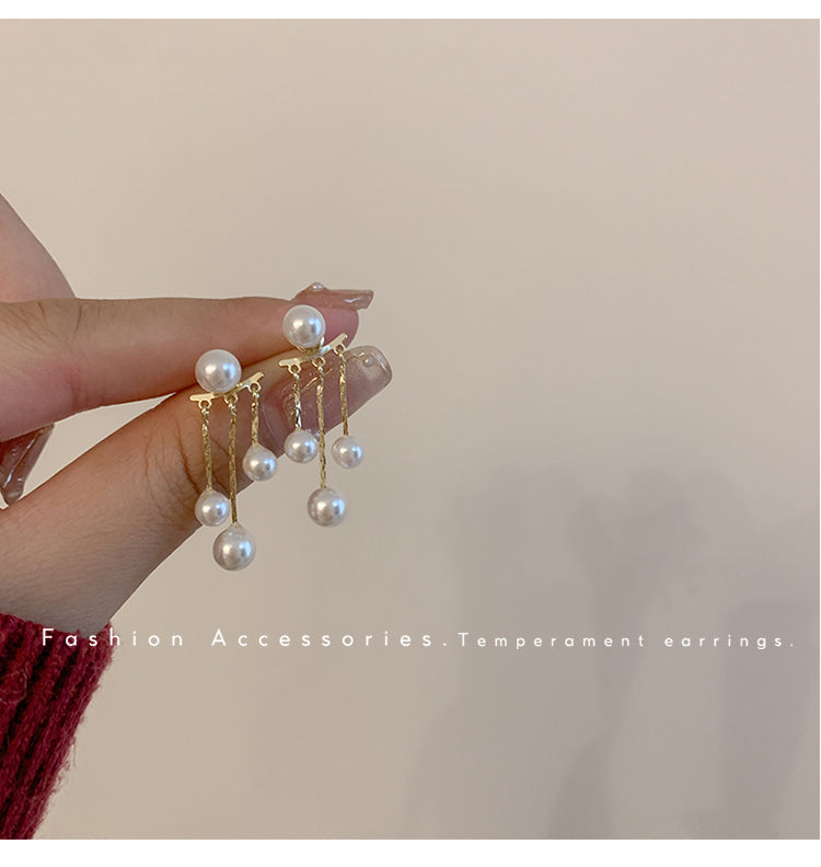 2wayロングパールピアス