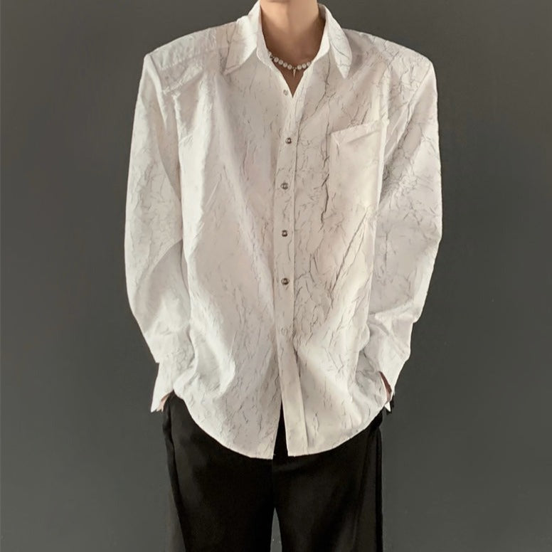 総柄モードシャツ mf2552