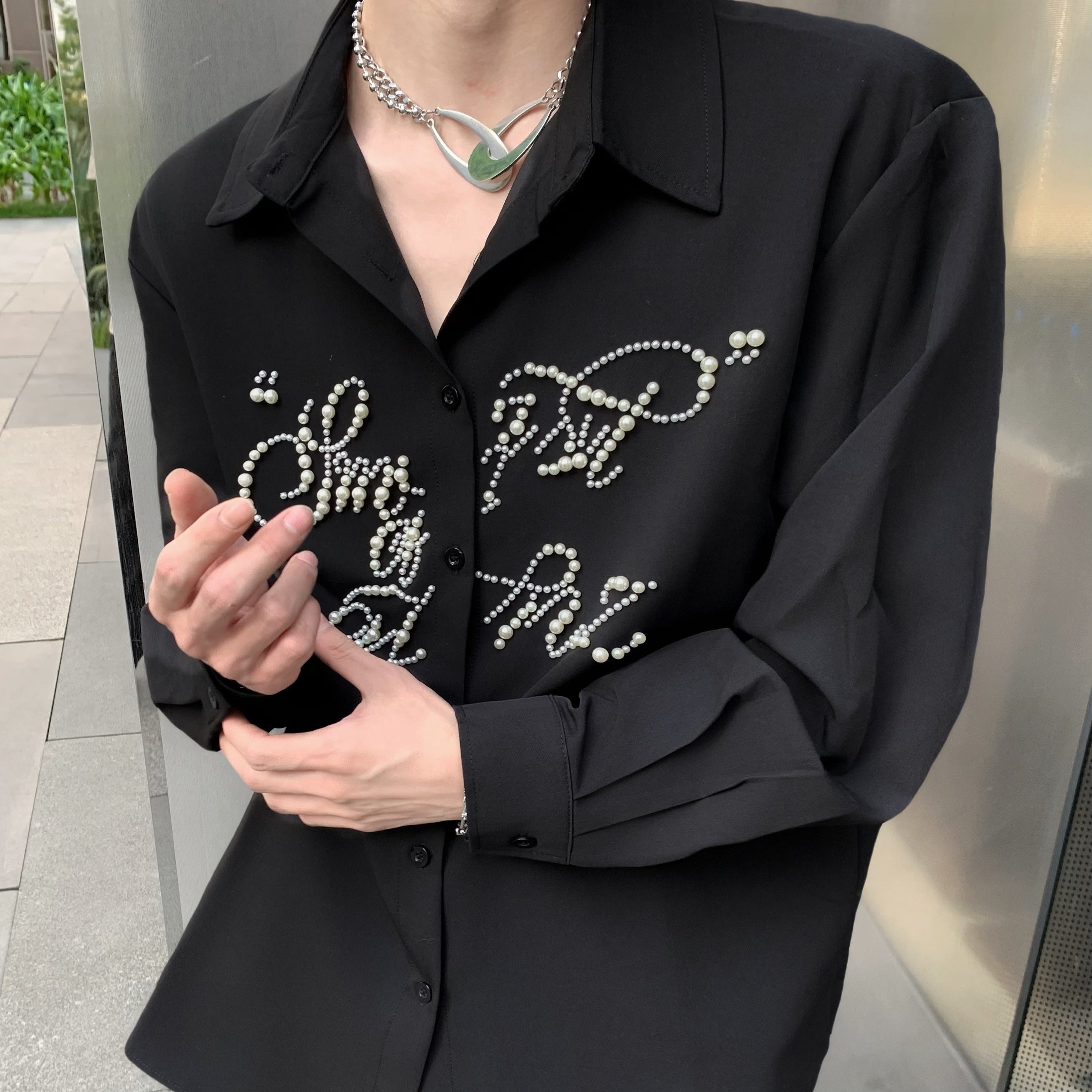 パールロゴモードシャツ mf3290