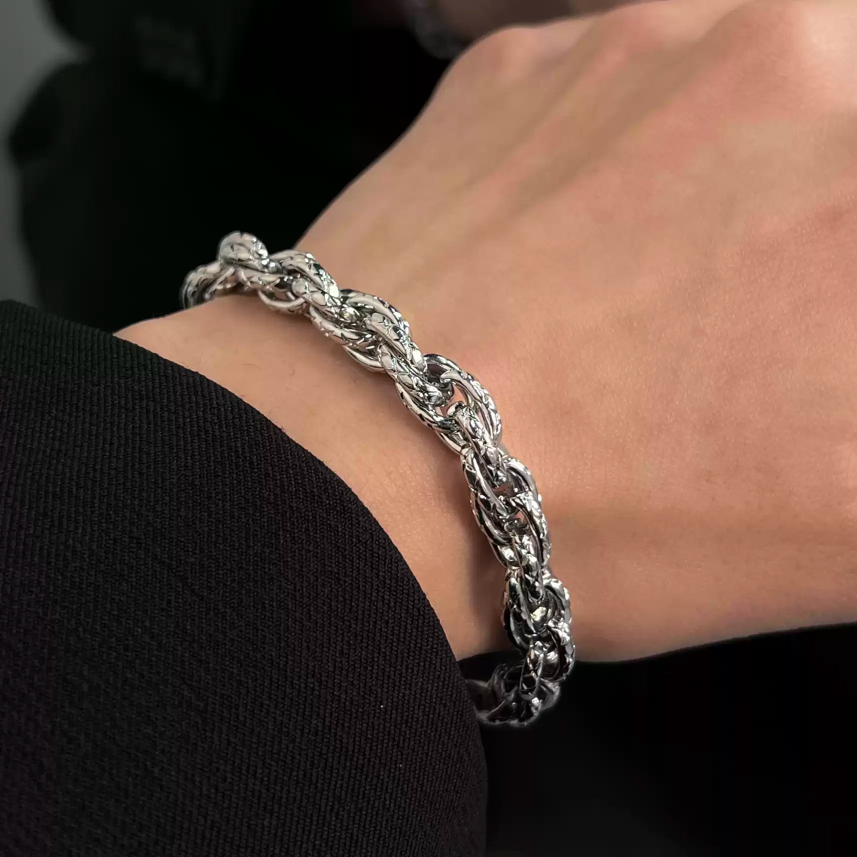 デザインチェーンブレスレット mf3498