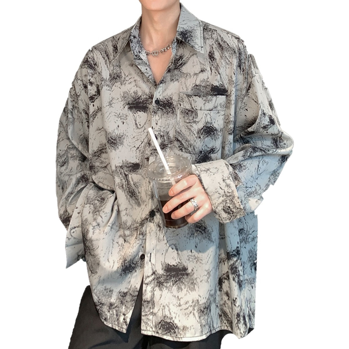 ヴィンテージ総柄シャツ mf2491