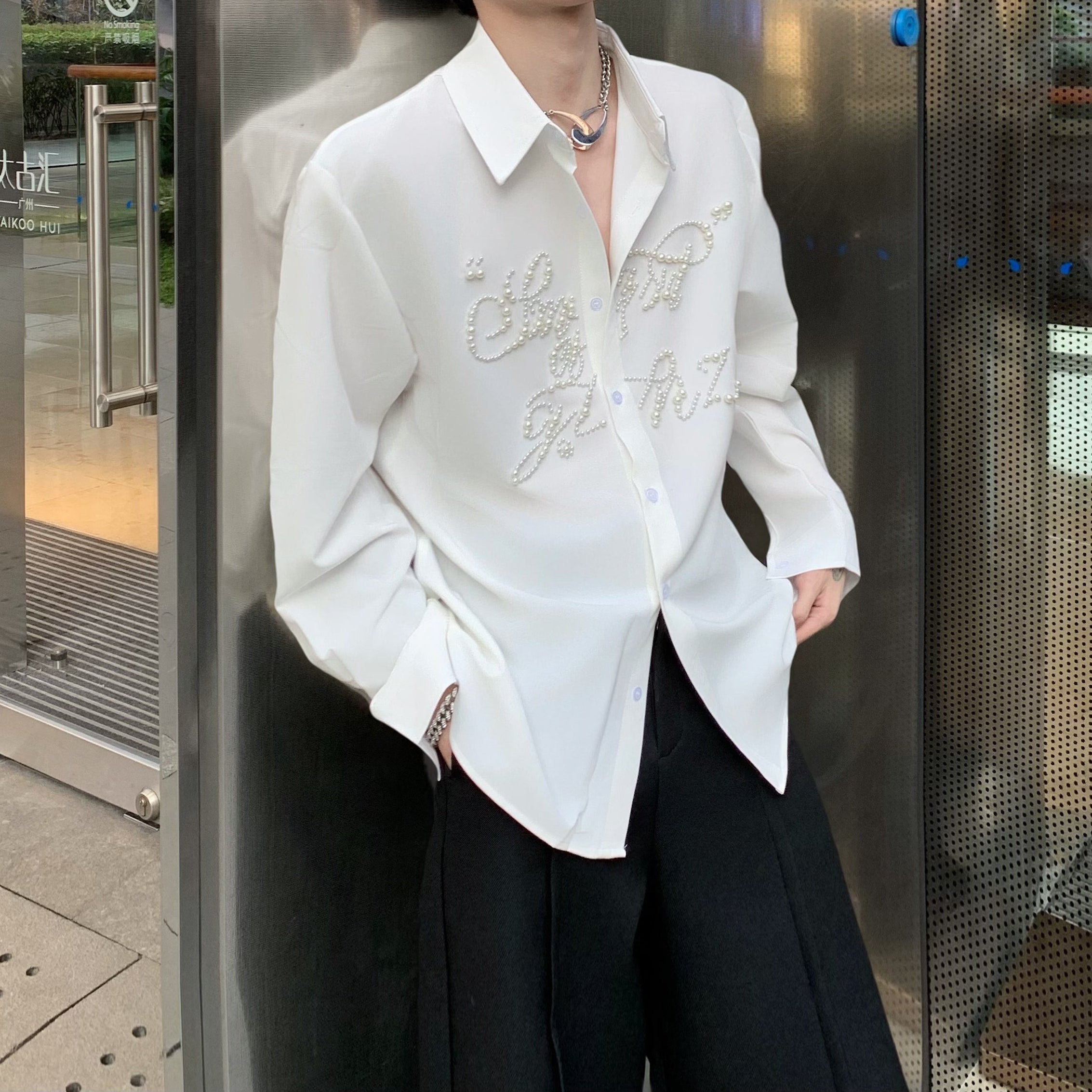 パールロゴモードシャツ mf3290