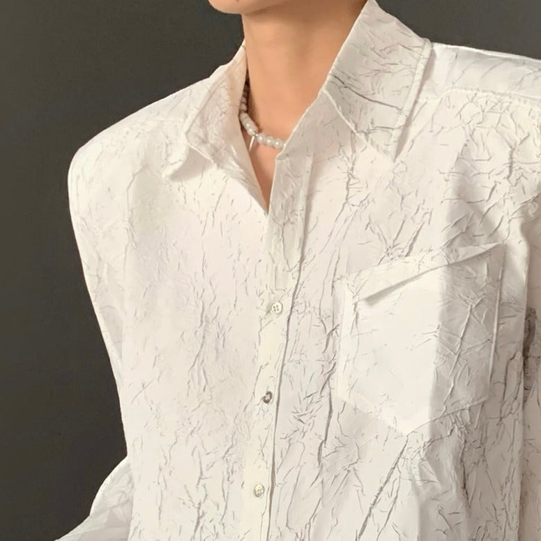 総柄モードシャツ mf2552