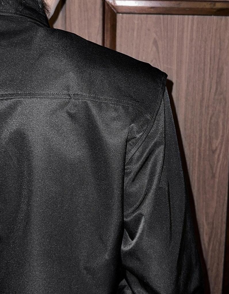 モードサテンタッチネクタイシャツ mf2938