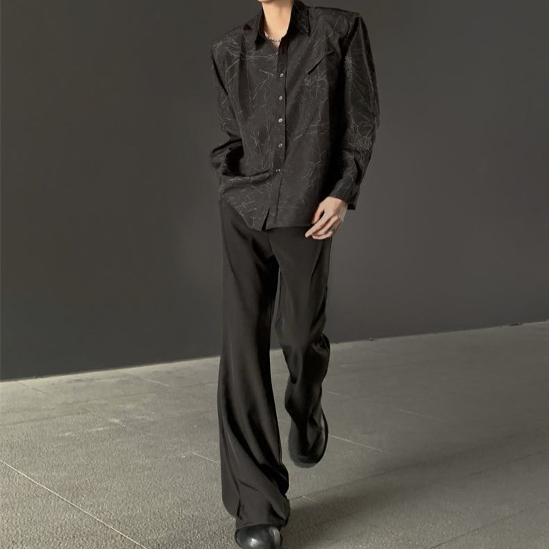 総柄モードシャツ mf2552