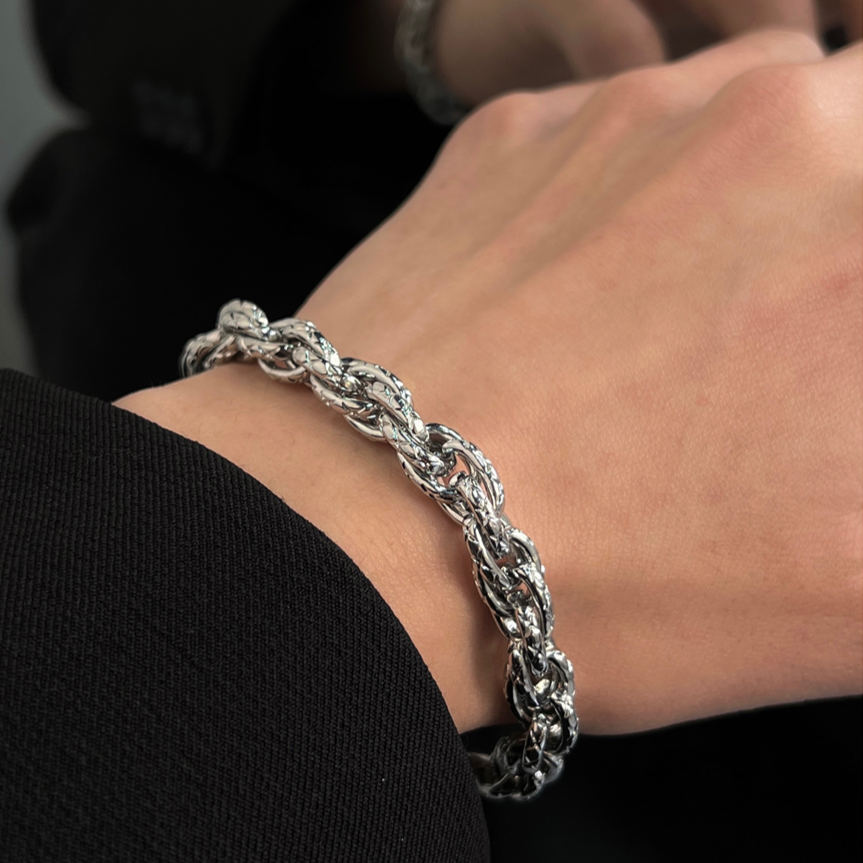 デザインチェーンブレスレット mf3498