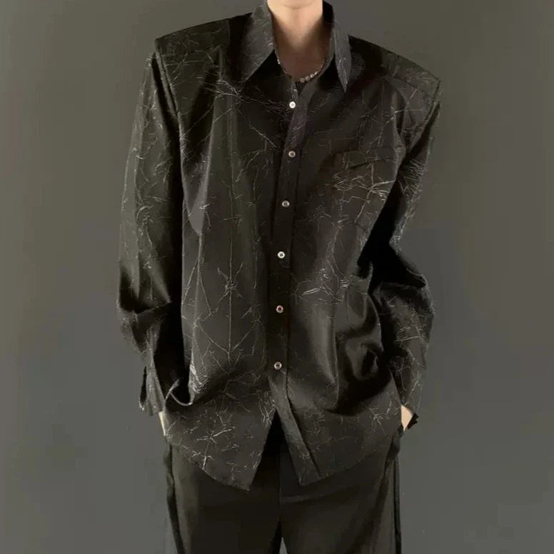 総柄モードシャツ mf2552