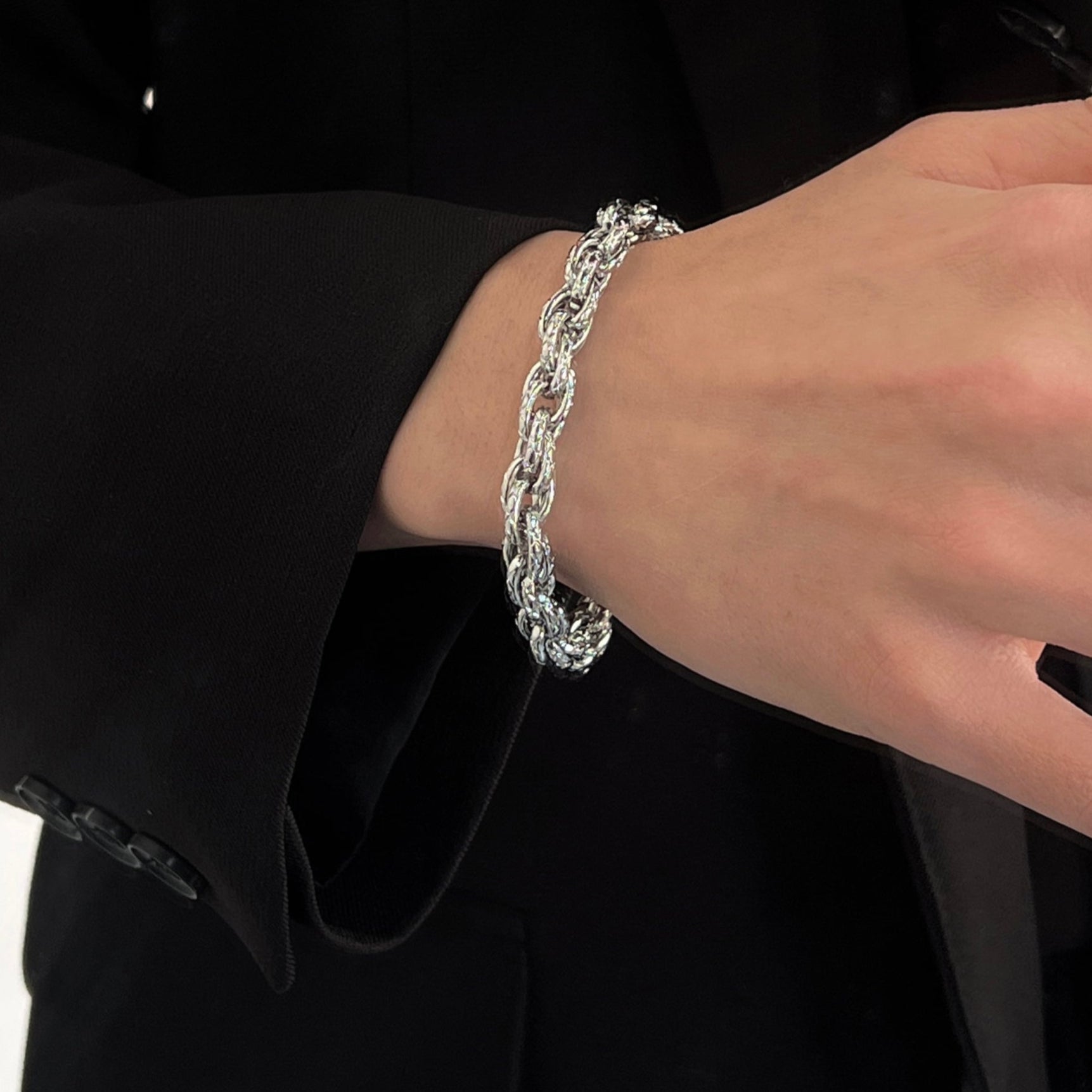 デザインチェーンブレスレット mf3498