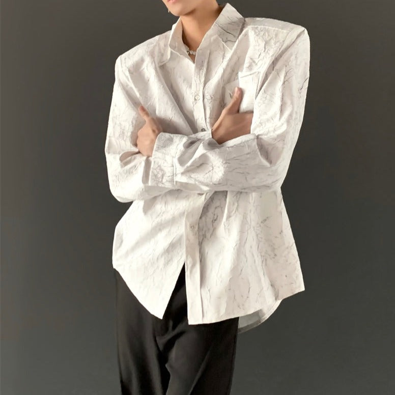 総柄モードシャツ mf2552