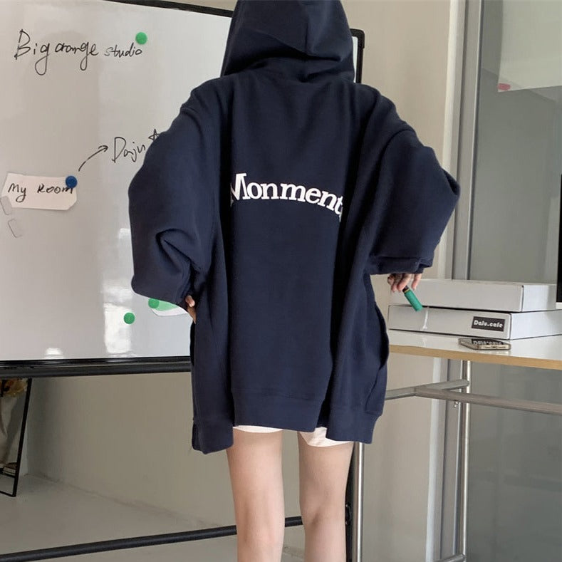 "Monments"ZIPフーディー