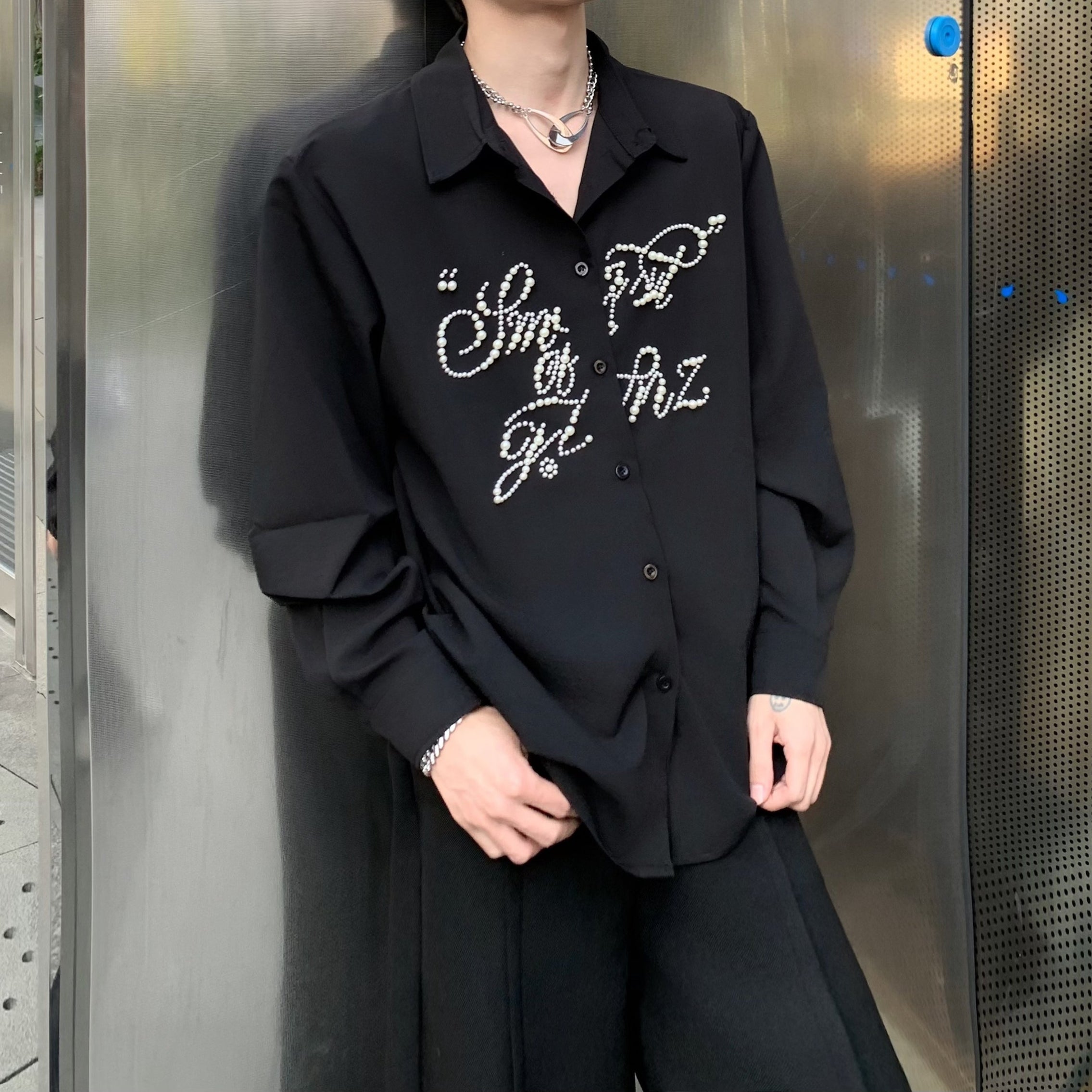 パールロゴモードシャツ mf3290