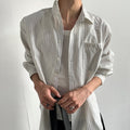 ルーズストライプモードシャツ mf3332