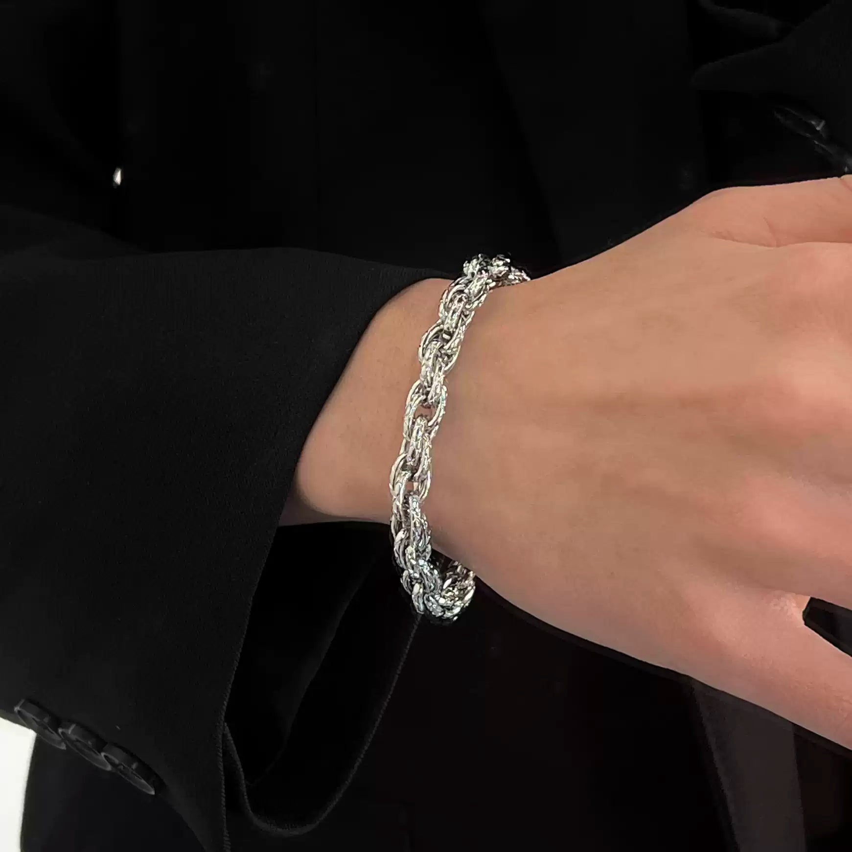 デザインチェーンブレスレット mf3498