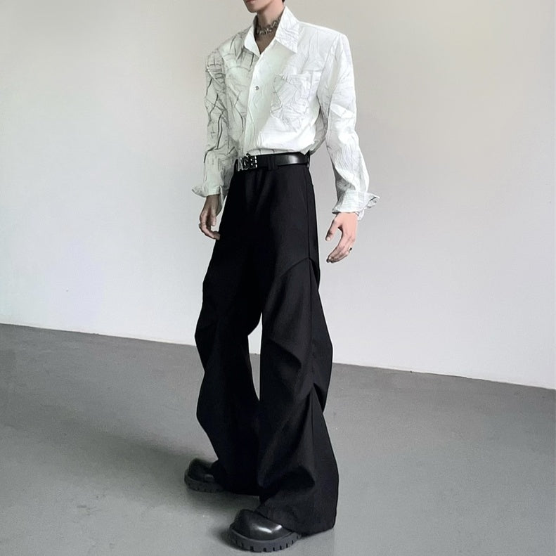 モードテクスチャーシャツ mf2867