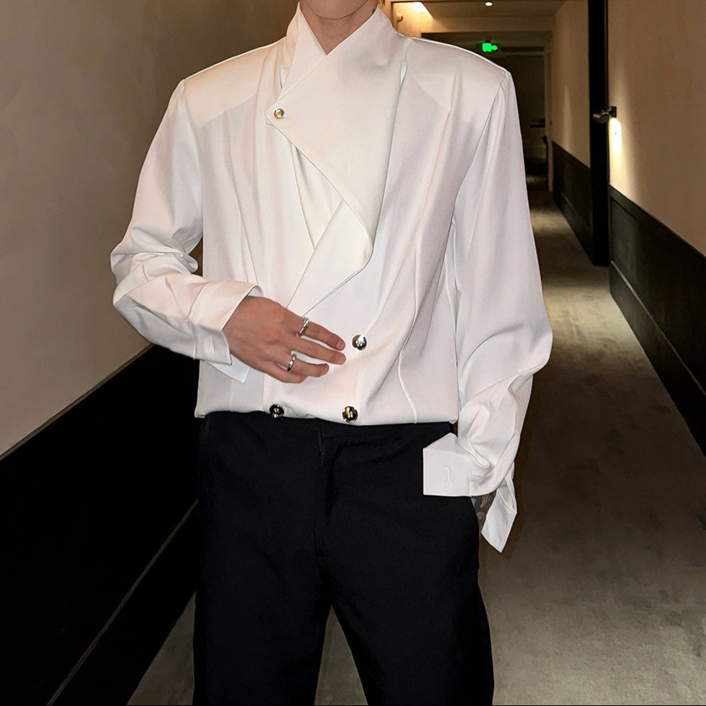 モードクラシカルモノトーンシャツ mf3512