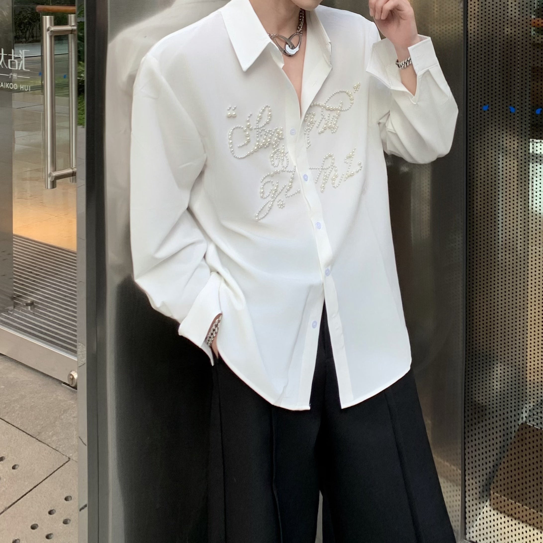 パールロゴモードシャツ mf3290