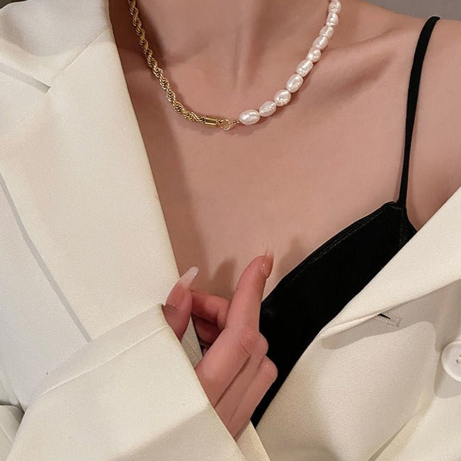 バロックパールネックレス