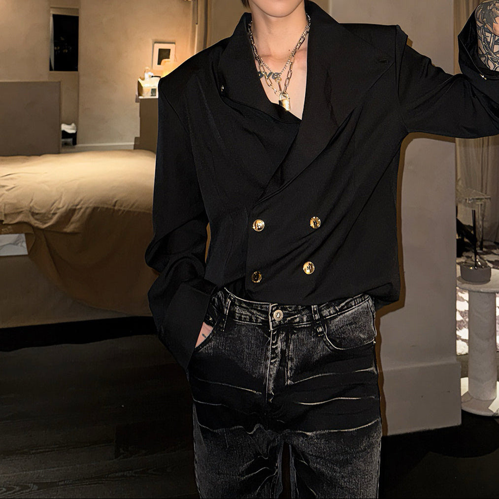 モードクラシカルモノトーンシャツ mf3512