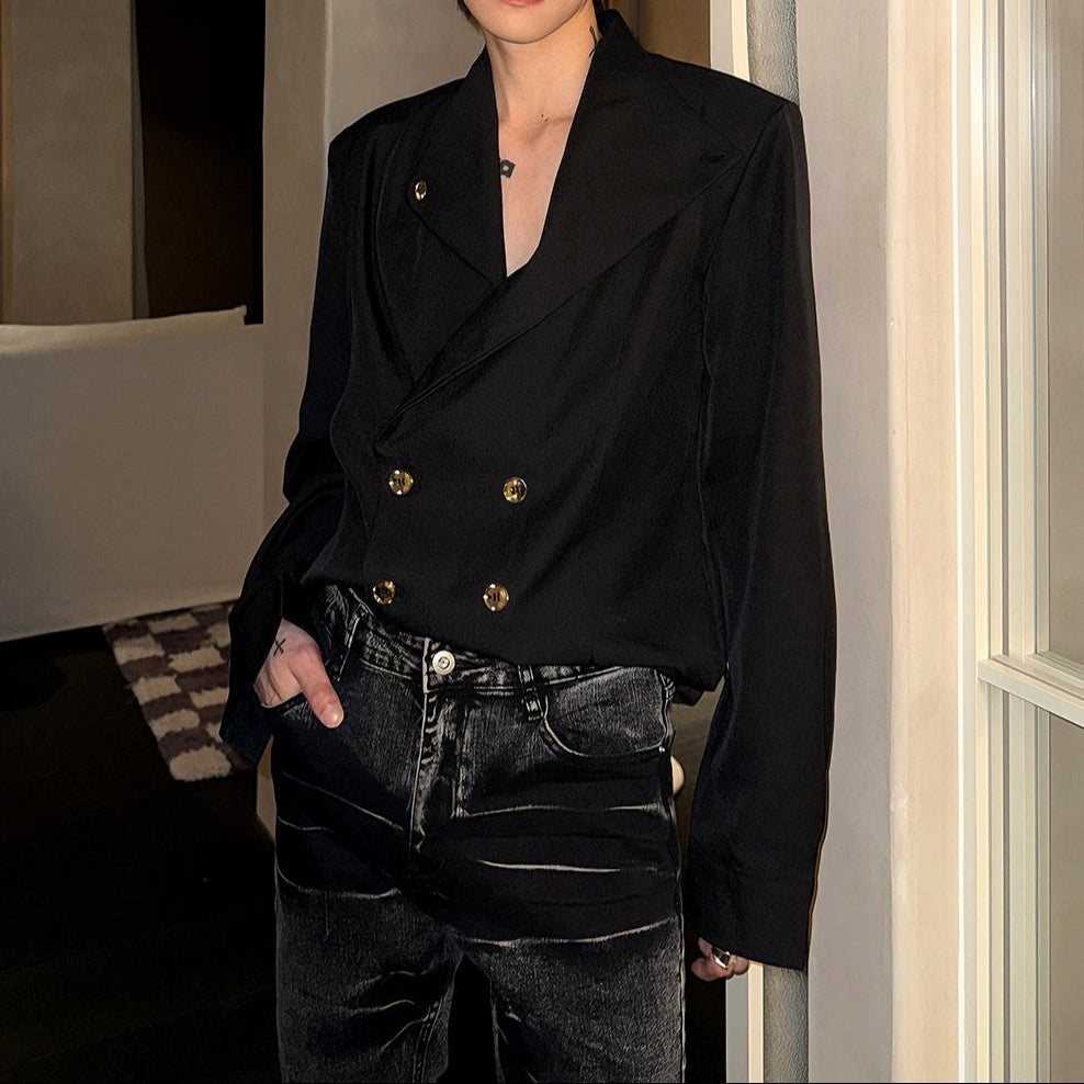 モードクラシカルモノトーンシャツ mf3512