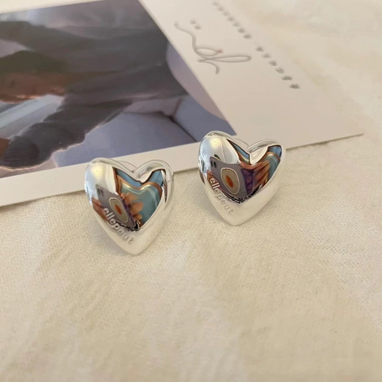 ハートピアス＆ネックレスセット【単品販売】