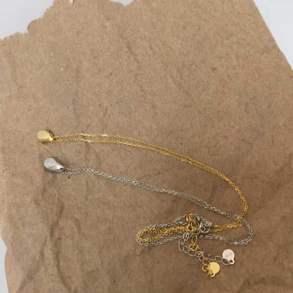 ドロップモチーフネックレス