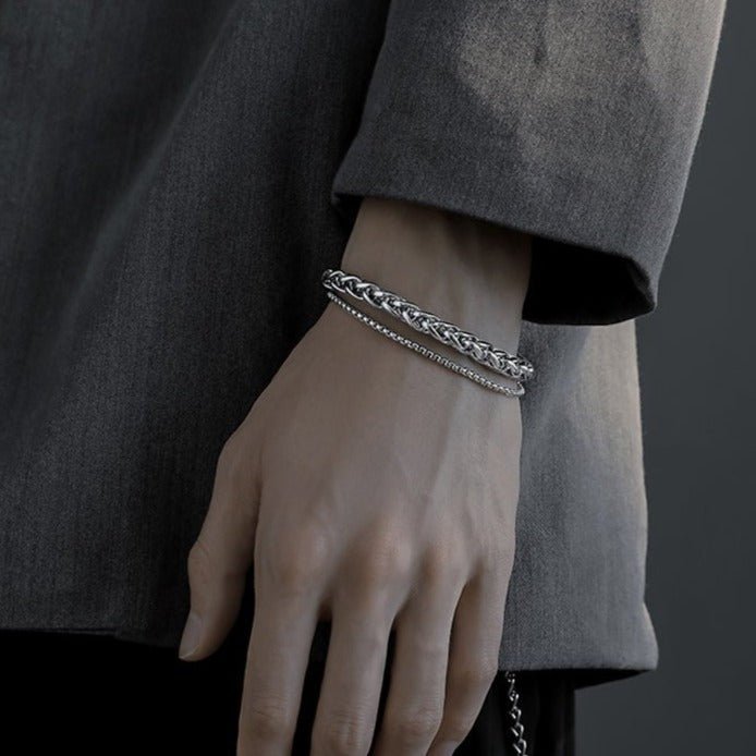 ダブルチェーンブレスレット mf0444