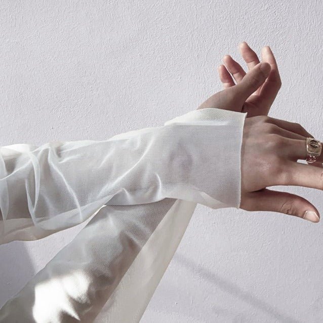 シースルーハイネックインナートップス mf0967