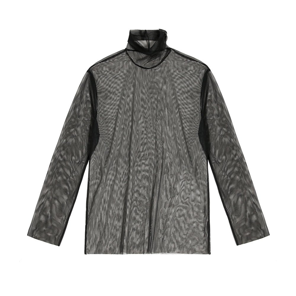 シースルーハイネックインナートップス mf0967