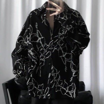 モードデザインルーズシャツ mf1036