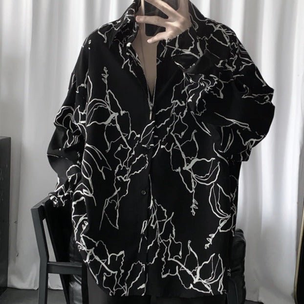 モードデザインルーズシャツ mf1036