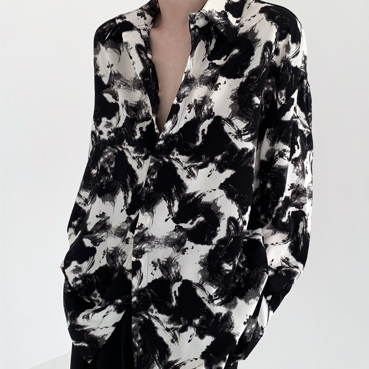 モード総柄シャツ mf1431