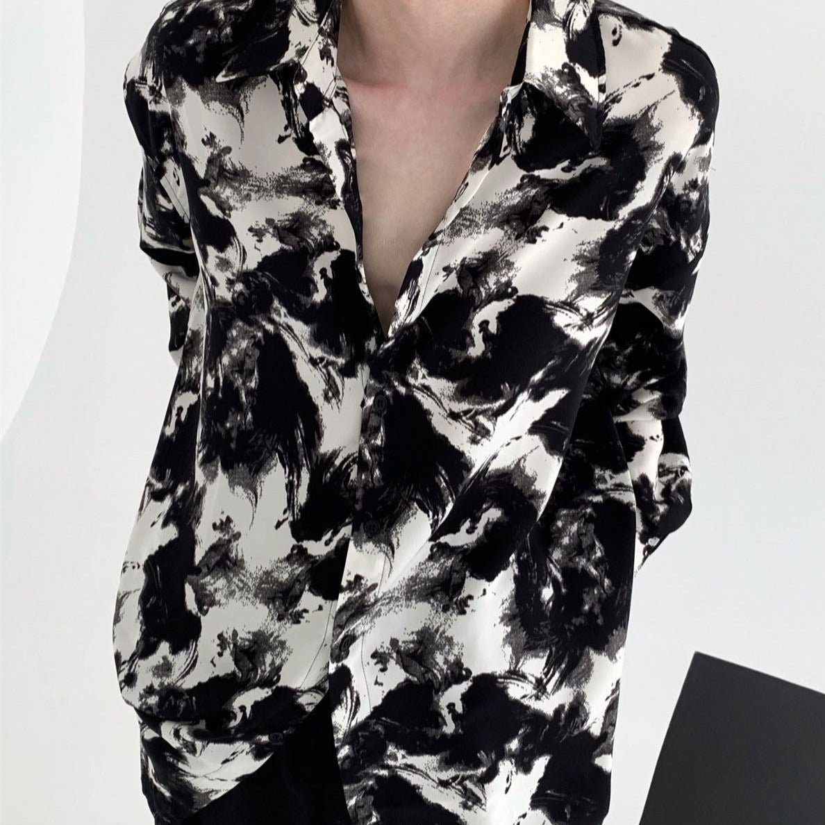 モード総柄シャツ mf1431