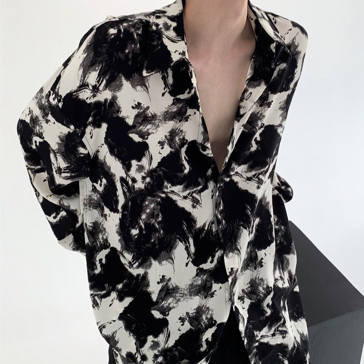 モード総柄シャツ mf1431