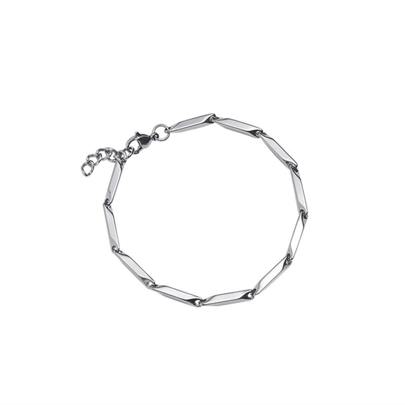 シンプルシルバーブレスレット mf1456