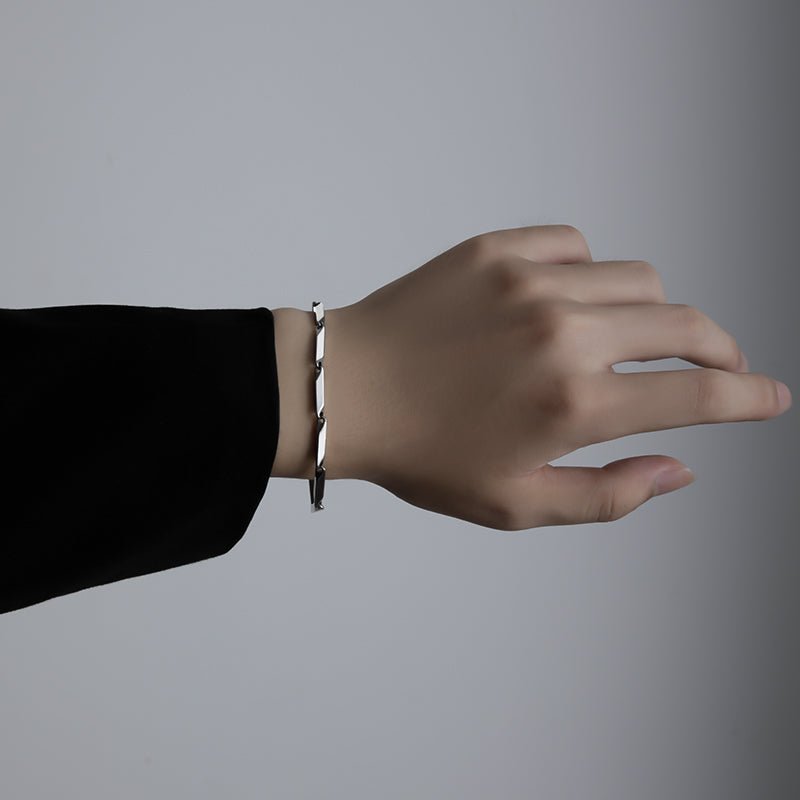 シンプルシルバーブレスレット mf1456